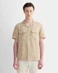 The Resort Shirt in Linen | Cornstalk Chambray