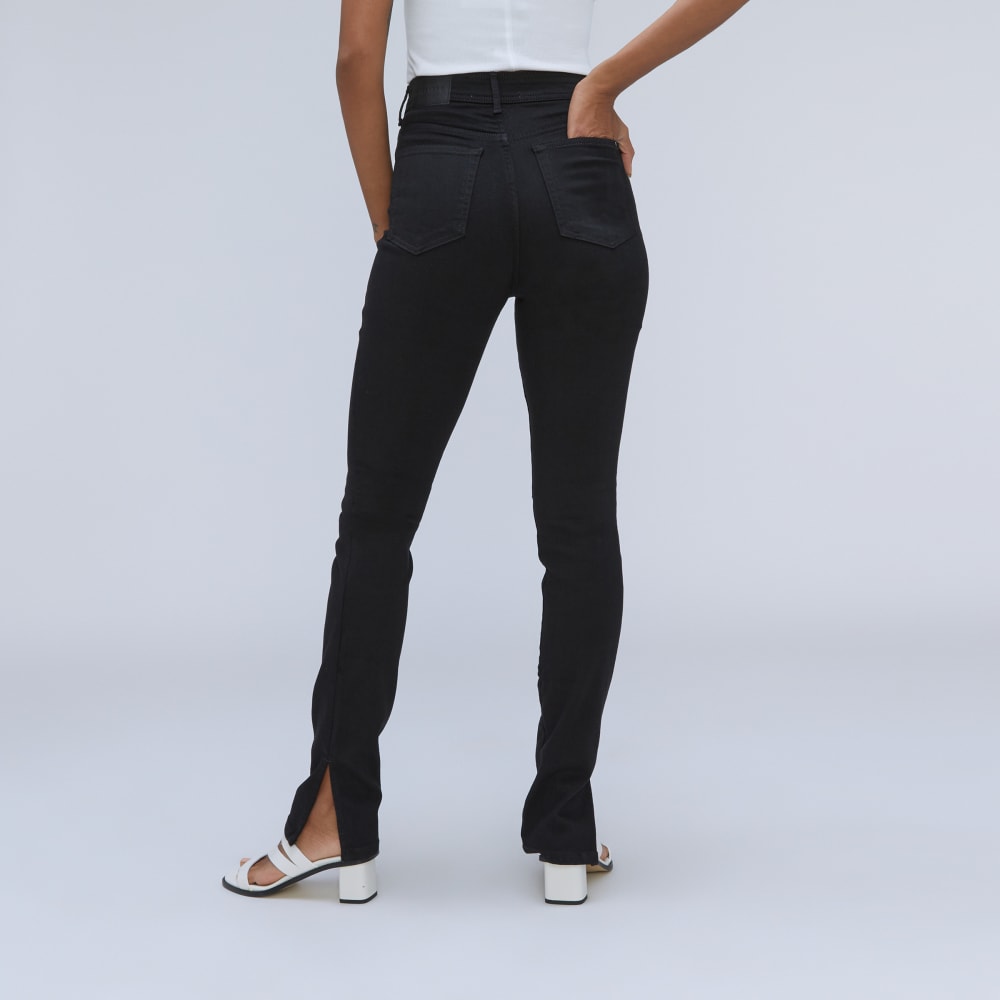 The Way-High® Skinny Split Hem Jean | Black