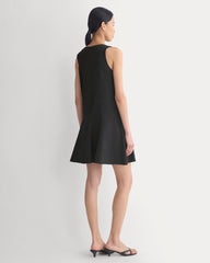 Drop Waist Mini Dress | Black