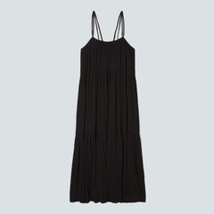 The Naia鈩?Ripple Tiered Maxi Dress | Black