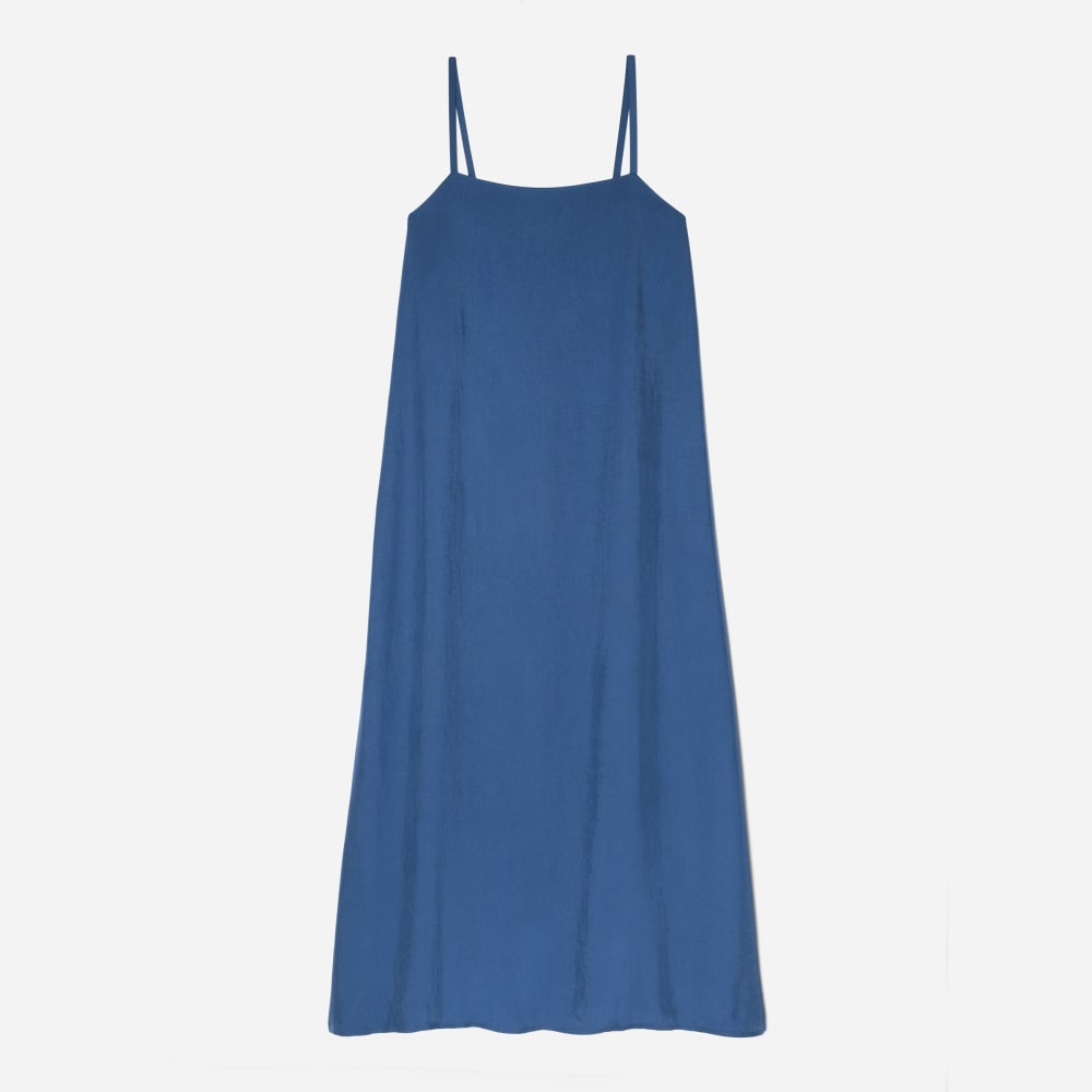 The Japanese GoWeave庐 Slip Dress | Deep Blue