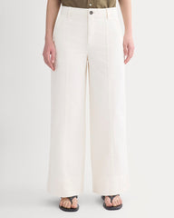Seamed Wide-Leg Pant | Bone