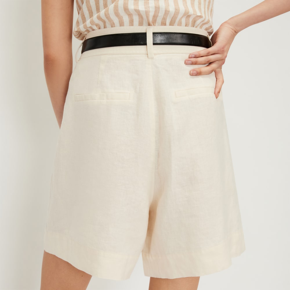 The Linen Way-High庐 Drape Short | Canvas