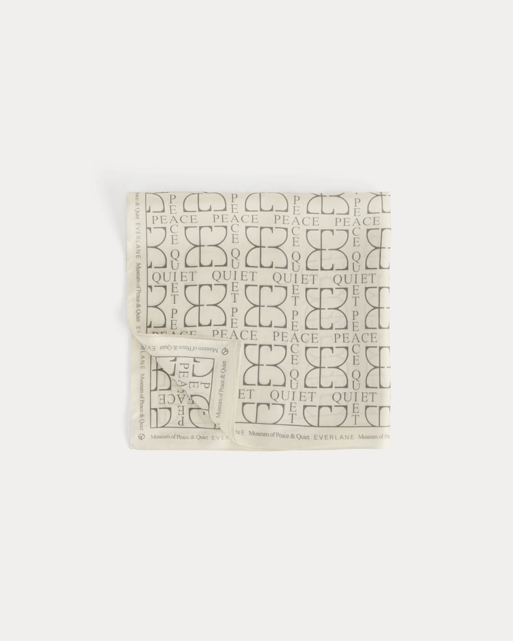 ESENSMOD x Peace & Quiet Silk Bandana | Bone
