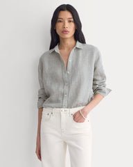 The Must-Have Shirt in Linen | Agave Green