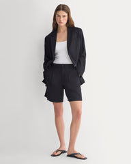 Tailored A-Line Short | Black
