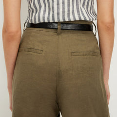 The Linen Way-High庐 Drape Short | Kalamata