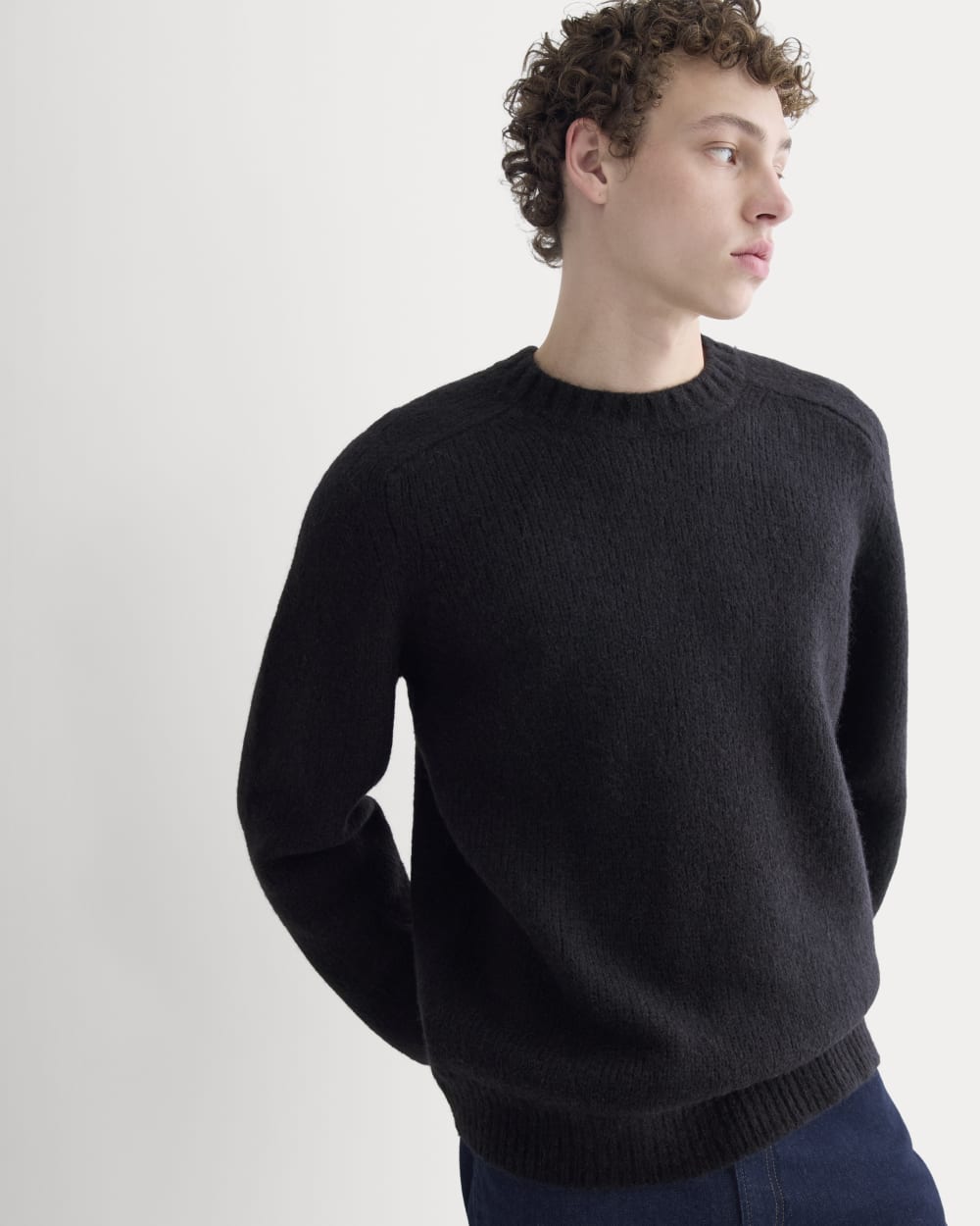 The Cloud Crewneck Sweater | Black