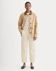The Utility Barrel Pant | Bone | Regular