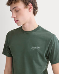ESENSMOD x Peace & Quiet Graphic Logo Tee | Pine