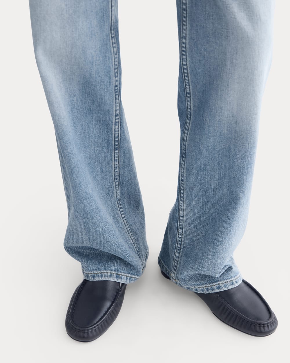 The Column Jean | Vintage Light Indigo | 33" Inseam
