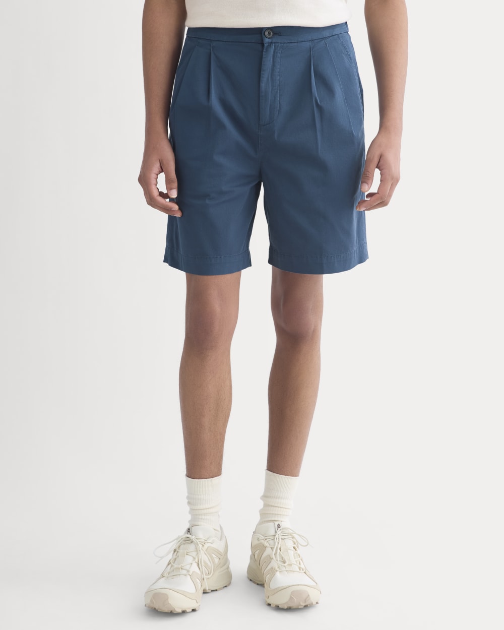 Pleated Easy Short | Midnight Navy