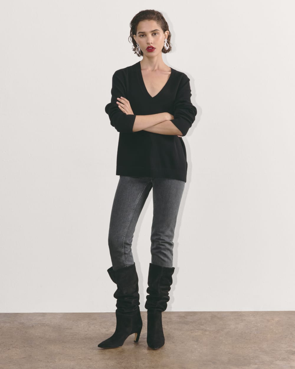 The Original Cheeky庐 Jean | Washed Charcoal | 26.5" Inseam