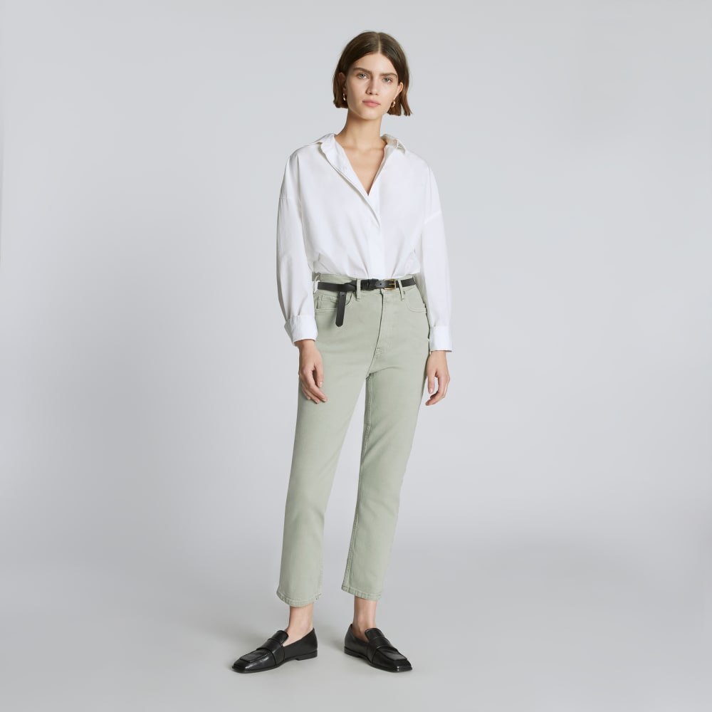 The Original Cheeky庐 Jean | Aqua Grey | 26.5" Inseam