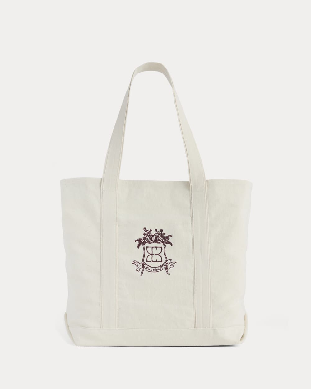 ESENSMOD x Peace & Quiet Canvas Boat Tote | Bone