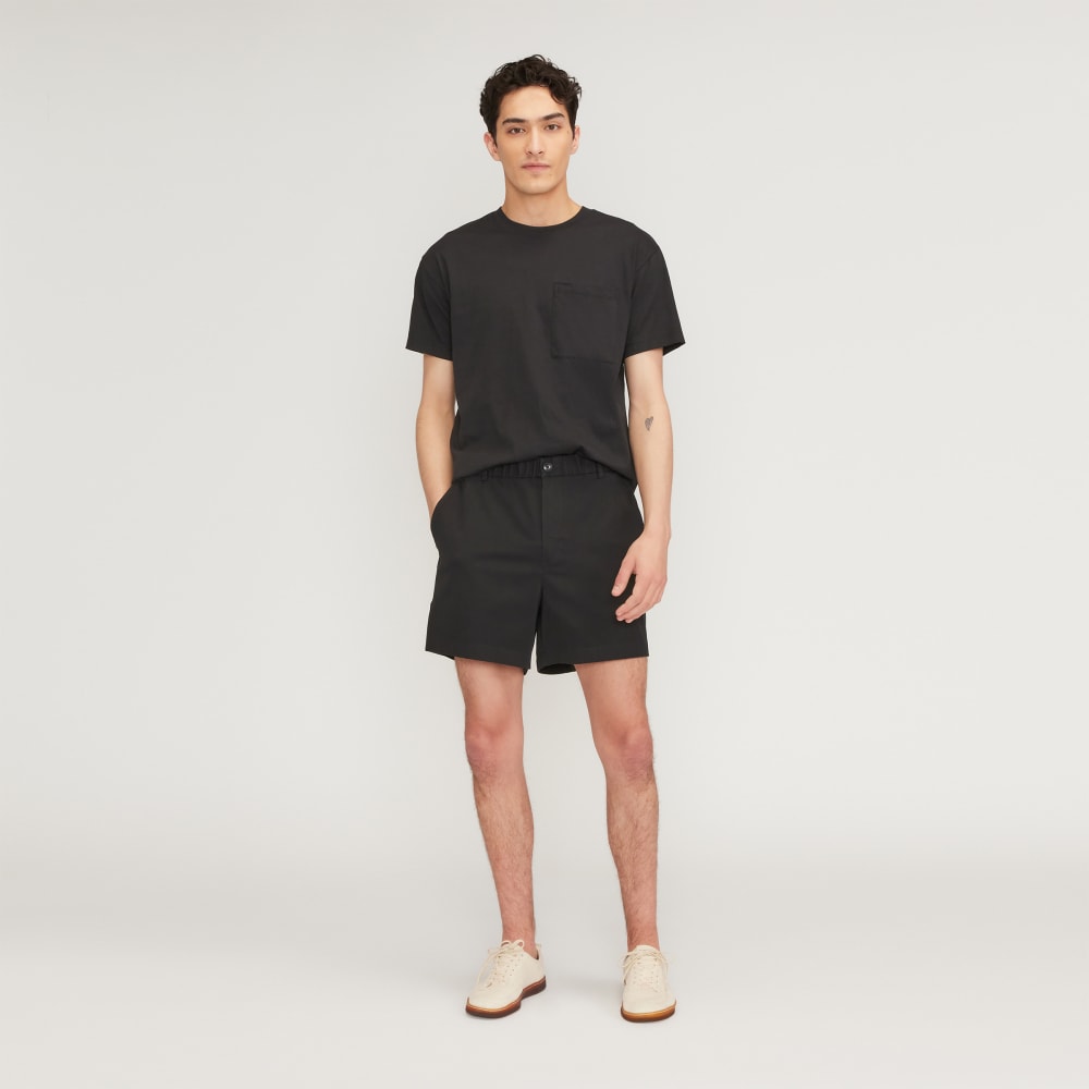 The Pull-On Performance Chino 5" Short | Black