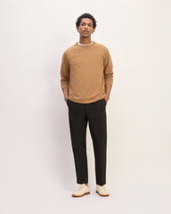 The Pleated Air Chino | Black