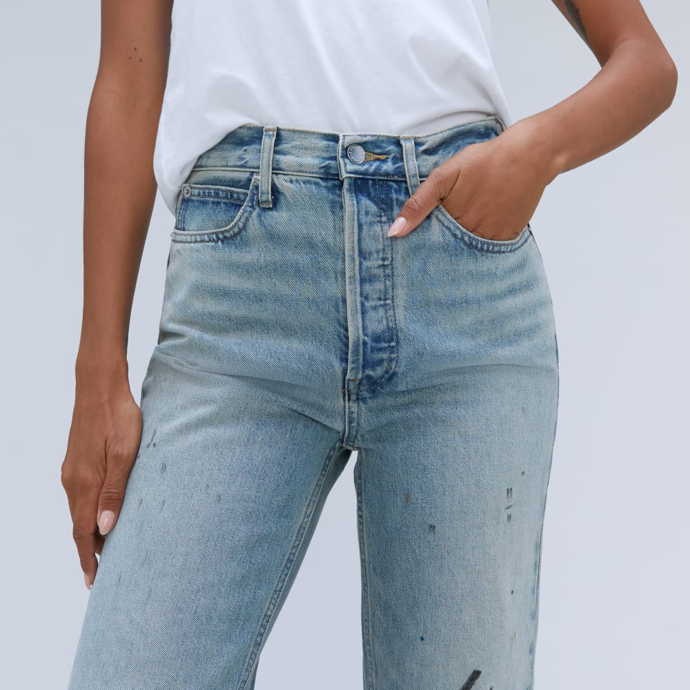 The Rigid Way-High庐 Jean | Paint Splatter | 27.5" Inseam