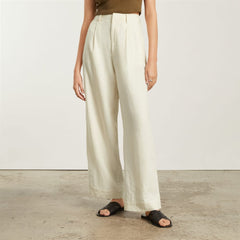 The Linen Way-High庐 Drape Pant | Canvas
