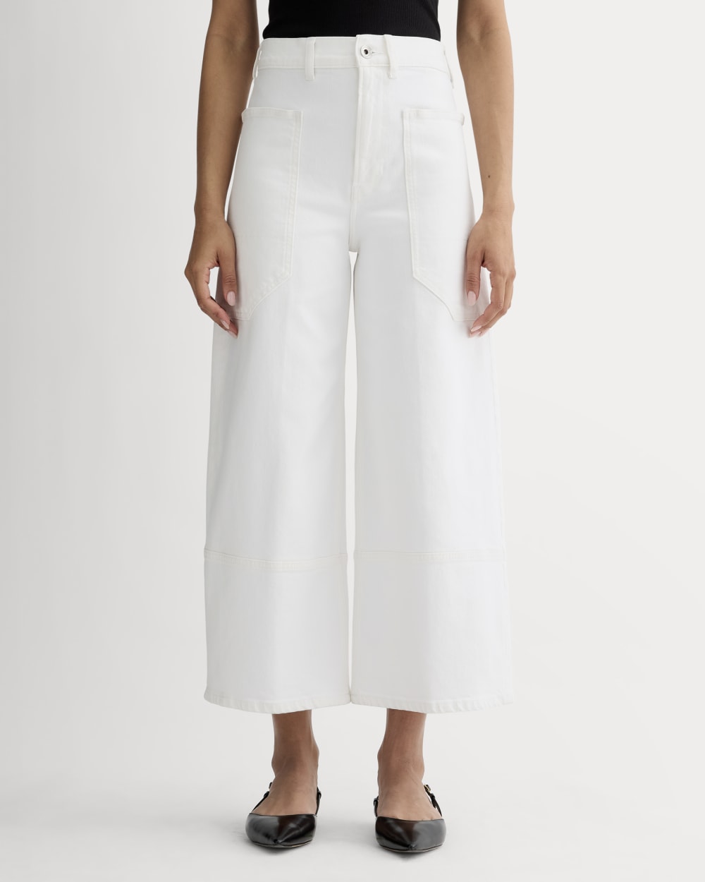 The Way-High® Gardener Cropped Jean | Ecru