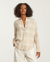 The Must-Have Shirt in Linen | Iced Coffee Grid