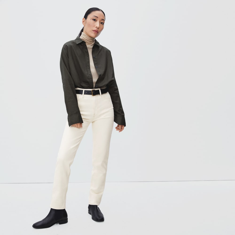 The Original Cheeky庐 Jean | Ecru | 26.5" Inseam