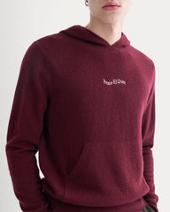ESENSMOD x Peace & Quiet Cashmere Hoodie | Wine