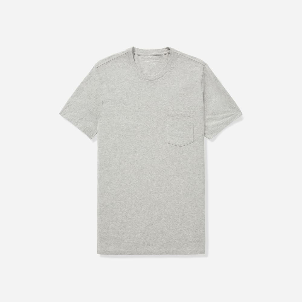 The Organic Cotton Pocket Tee | Heathered Grey