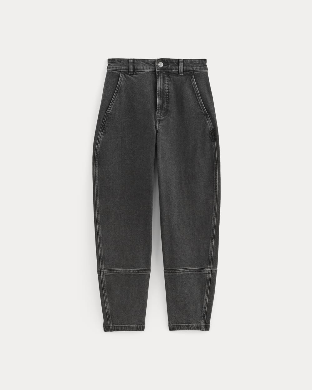 The Utility Barrel Pant | Washed Black | Regular