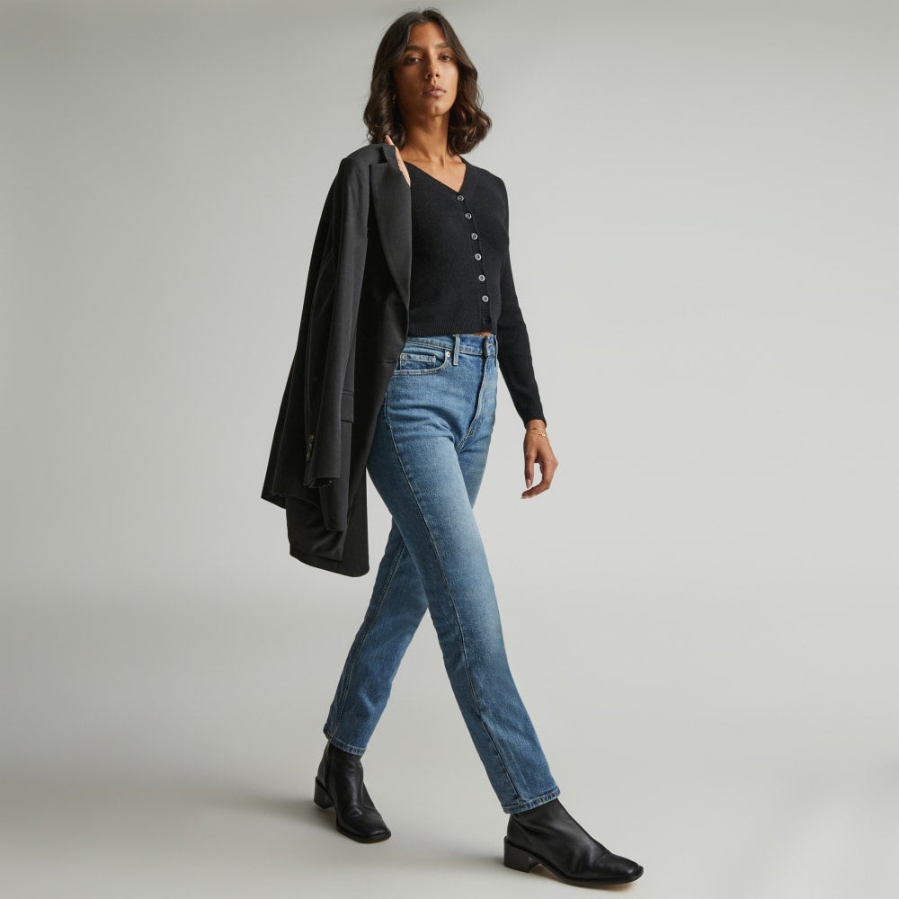The Original Cheeky庐 Jean | Worn-In Mid Blue | 26.5" Inseam