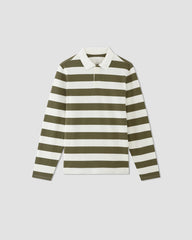 The Premium-Weight Rugby Shirt | Kalamata / Bone