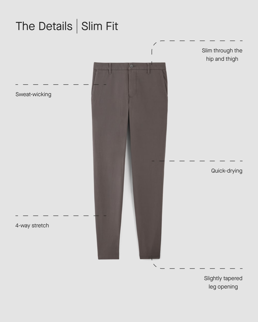 The Performance Chino | Uniform | Kalamata | Slim