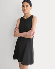 Drop Waist Mini Dress | Black