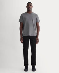 The Essential Organic Crew | Heathered Charcoal