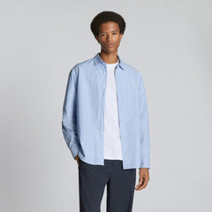The Relaxed Poplin Shirt | Light Blue