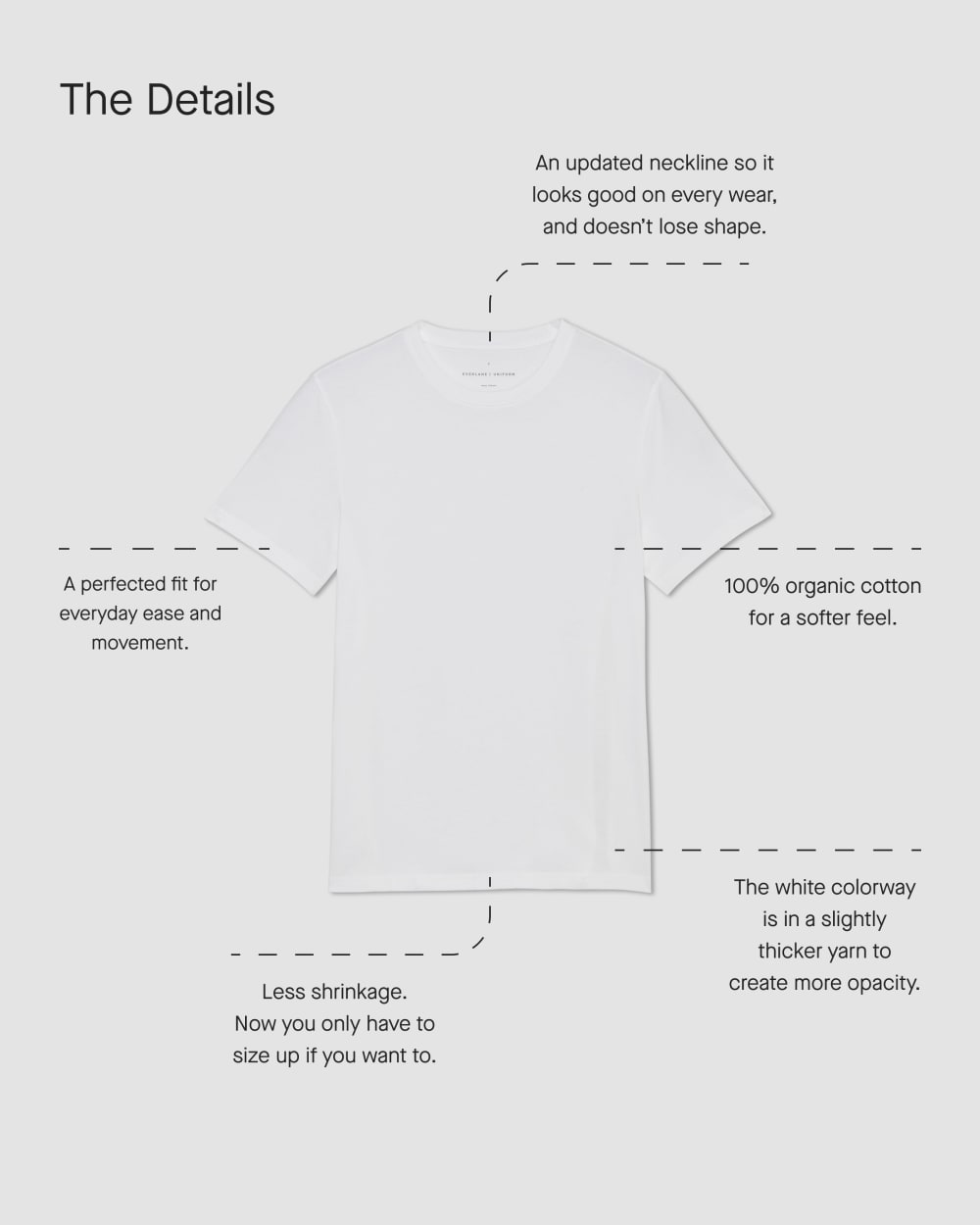 The Essential Organic Crew | Navy / Bone