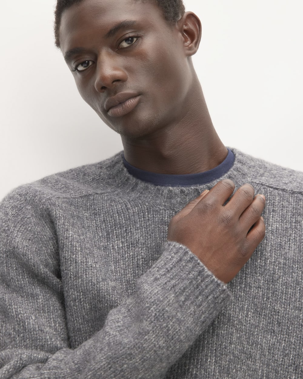 The Cloud Crewneck Sweater | Heathered Dark Charcoal
