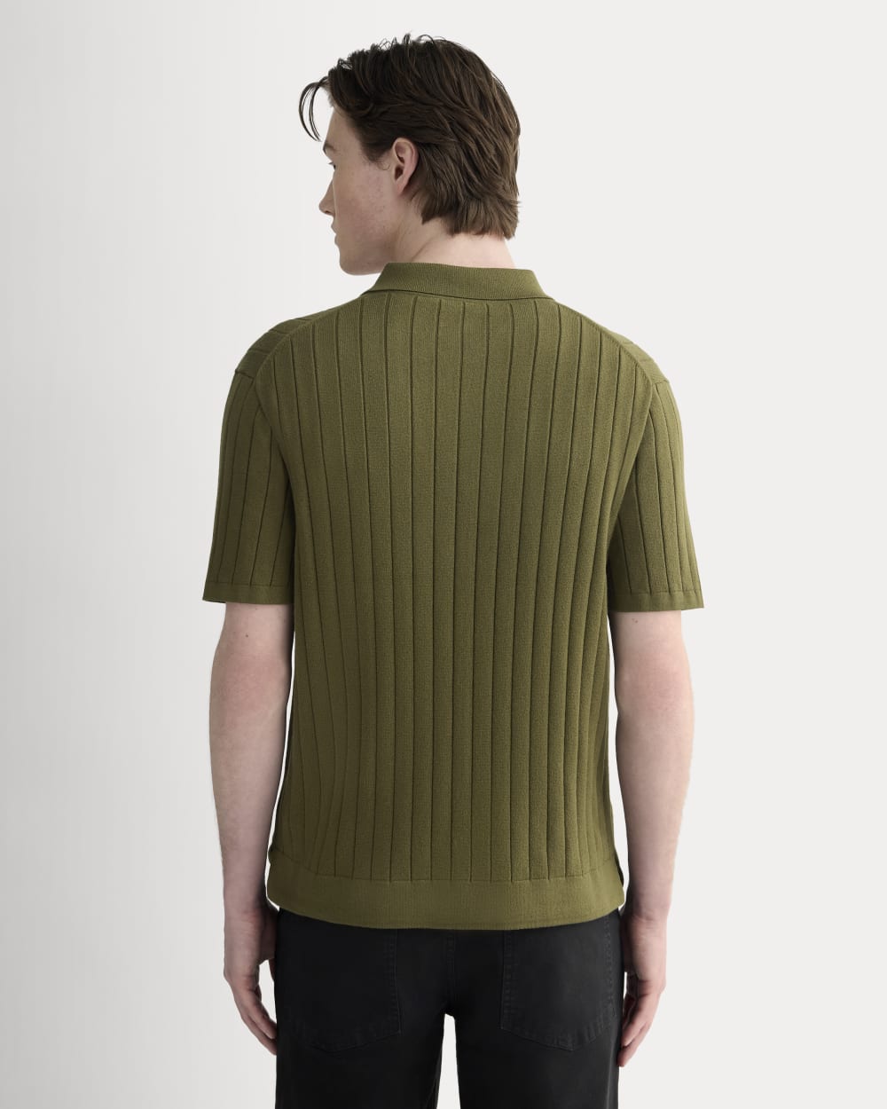 The No-Sweat Button-Down Polo | Olive