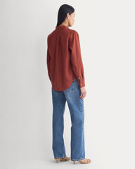 The Must-Have Shirt in Linen | Henna Red