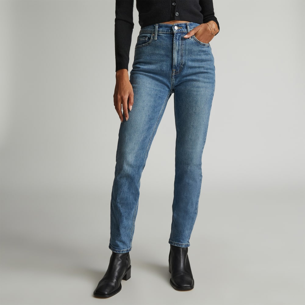 The Original Cheeky庐 Jean | Worn-In Mid Blue | 26.5" Inseam