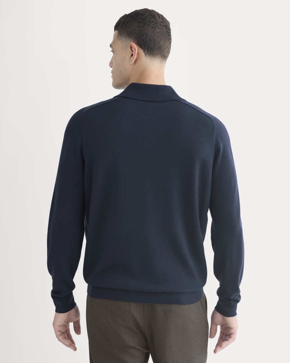 Ultrasoft Polo Sweater | Navy