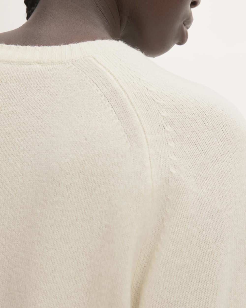 The Boxy Crew in Cashmere | Bone