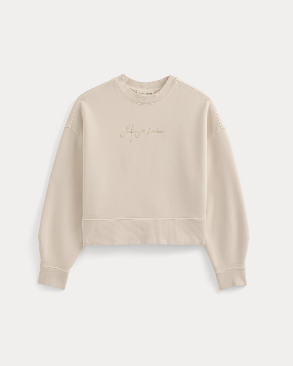 ESENSMOD x The Laufey Foundation Cropped Sweatshirt | Pale Peony