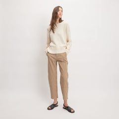 The Utility Barrel Pant | Toasted Coconut / Bone | Regular