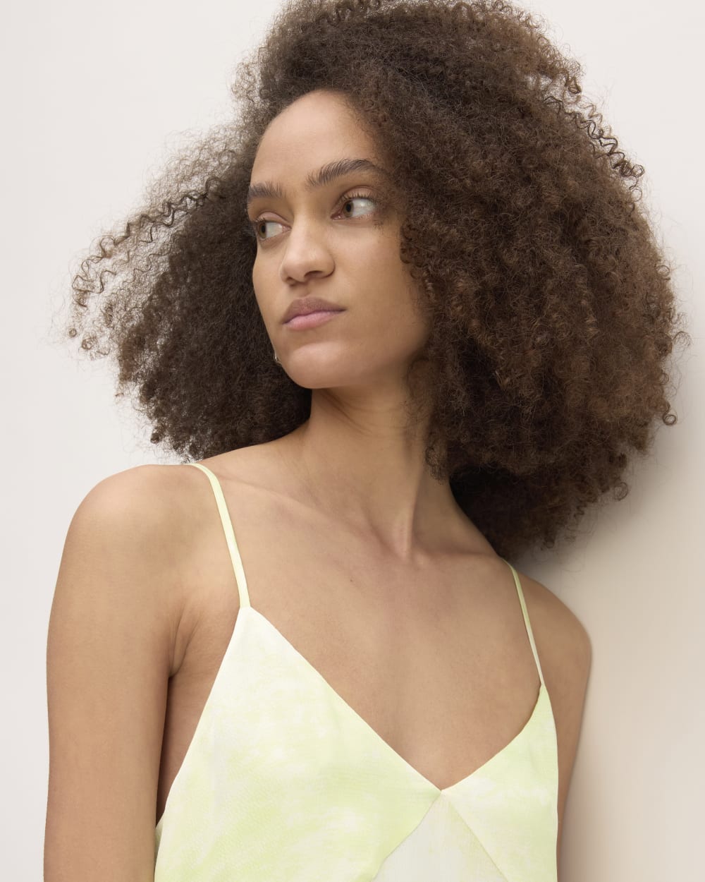 The ESENSMOD x Marques' Almeida Satin Tie-Dye Dress | Seafoam Tie-Dye