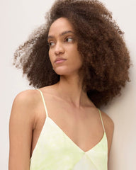 The ESENSMOD x Marques' Almeida Satin Tie-Dye Dress | Seafoam Tie-Dye