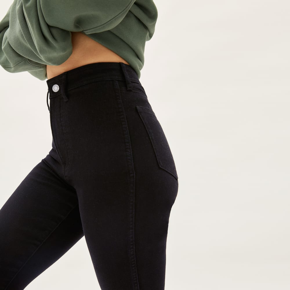 The Way-High® Clean Front Skinny Jean | Black | 28.5” Inseam