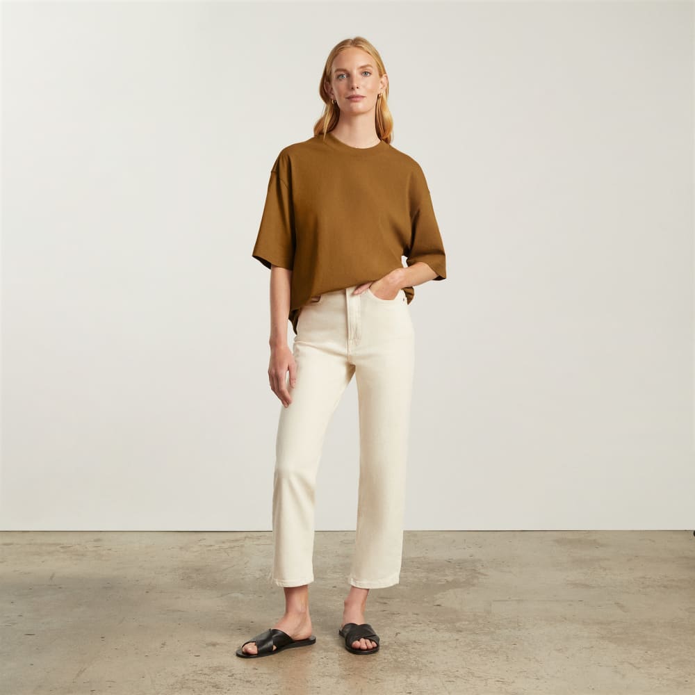 The Premium Weight Relaxed Tee | Tawny Brown