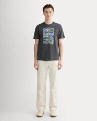 The ESENSMOD x Parks Project Essential Organic Crew | Forged Iron / Natural / Granada Sky Blue / Green