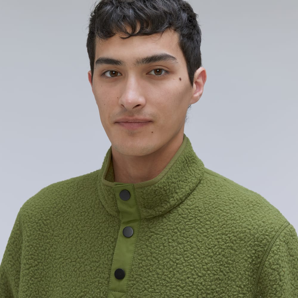 The ReNew Fleece Pullover | Moss
